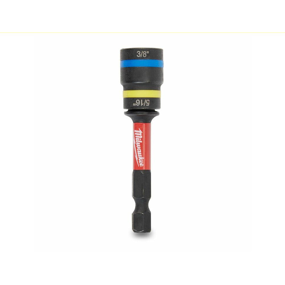 Milwaukee 49664544 5/16" and 3/8" SHOCKWAVE QUIK-CLEAR 2-in-1 Magnetic Nut Driver
