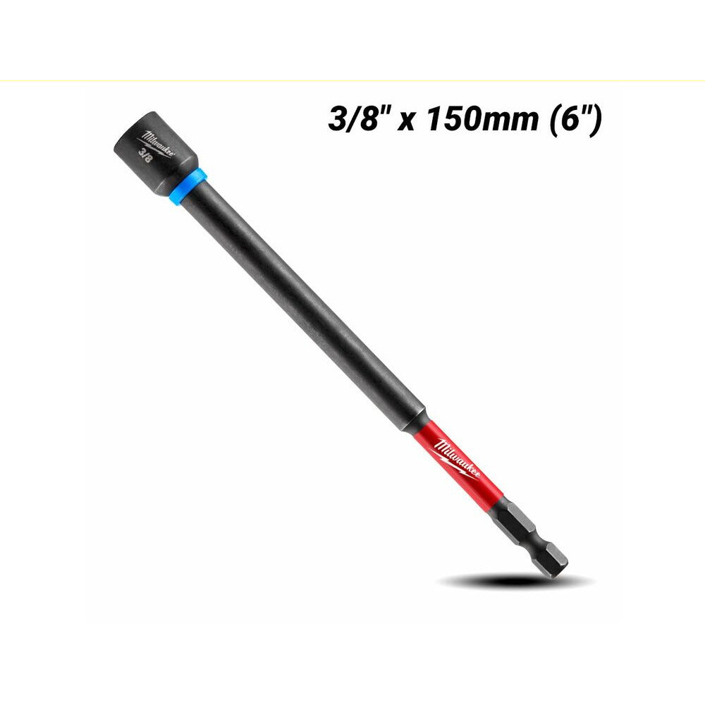 Milwaukee 49664585 3/8" x 150mm (6") Shockwave Power Bit Magnetic Nut Driver