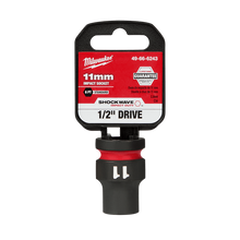 Milwaukee SHOCKWAVE 1/2in Drive 11mm Standard 6 Point Impact Socket 49666243