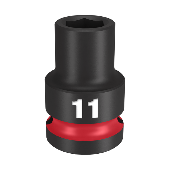 Milwaukee SHOCKWAVE 1/2in Drive 11mm Standard 6 Point Impact Socket 49666243
