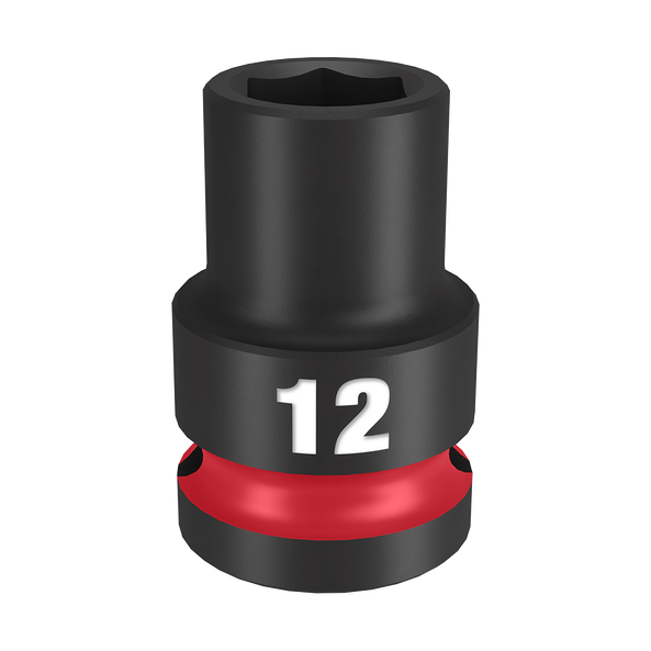 Milwaukee SHOCKWAVE 1/2in Drive 12mm Standard 6 Point Impact Socket 49666244