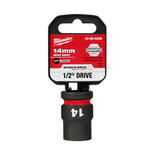 Milwaukee SHOCKWAVE 1/2in Drive 14mm Standard 6 Point Impact Socket 49666246
