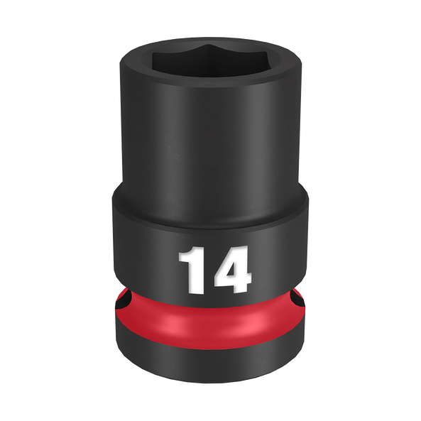 Milwaukee SHOCKWAVE 1/2in Drive 14mm Standard 6 Point Impact Socket 49666246