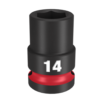 Milwaukee SHOCKWAVE 1/2in Drive 14mm Standard 6 Point Impact Socket 49666246
