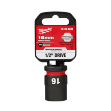 Milwaukee SHOCKWAVE 1/2in Drive 16mm Standard 6 Point Impact Socket 49666248