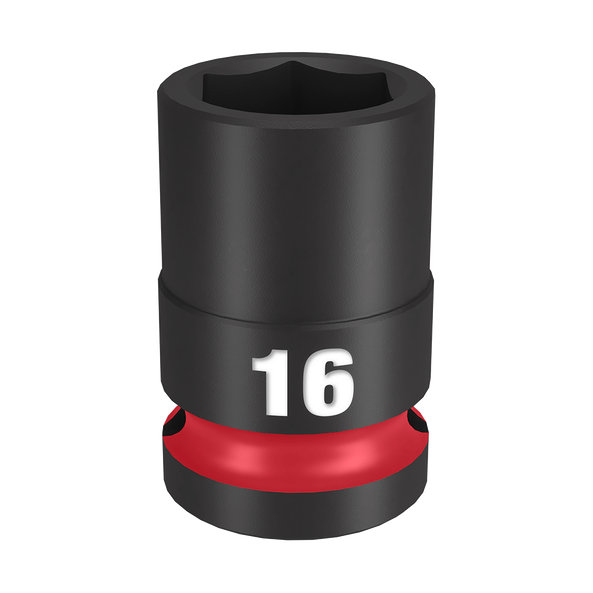 Milwaukee SHOCKWAVE 1/2in Drive 16mm Standard 6 Point Impact Socket 49666248