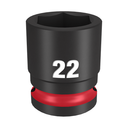 Milwaukee SHOCKWAVE 1/2in Drive 22mm Standard 6 Point Impact Socket 49666254