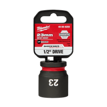 Milwaukee SHOCKWAVE 1/2in Drive 23mm Standard 6 Point Impact Socket 49666255