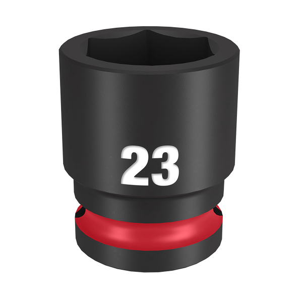 Milwaukee SHOCKWAVE 1/2in Drive 23mm Standard 6 Point Impact Socket 49666255