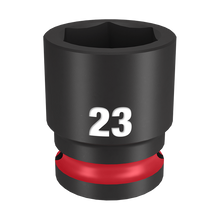 Milwaukee SHOCKWAVE 1/2in Drive 23mm Standard 6 Point Impact Socket 49666255