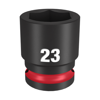 Milwaukee SHOCKWAVE 1/2in Drive 23mm Standard 6 Point Impact Socket 49666255