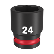 Milwaukee SHOCKWAVE 1/2in Drive 24mm Standard 6 Point Impact Socket 49666256