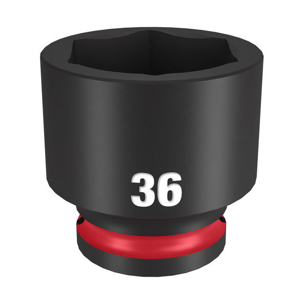 Milwaukee SHOCKWAVE 1/2in Drive 36mm Standard 6 Point Impact Socket 49666268