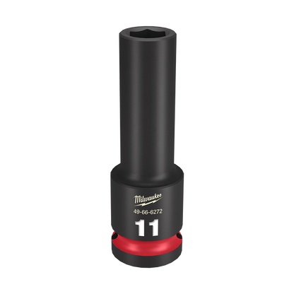 Milwaukee SHOCKWAVE 1/2in Drive 11mm Deep 6 Point Impact Socket 49666272