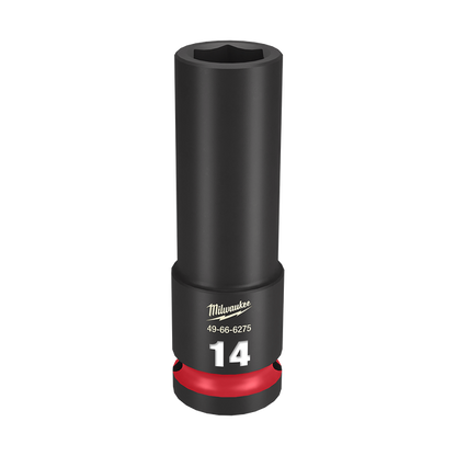 Milwaukee SHOCKWAVE 1/2in Drive 14mm Deep 6 Point Impact Socket 49666275