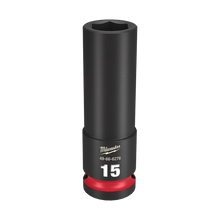 Milwaukee SHOCKWAVE 1/2in Drive 15mm Deep 6 Point Impact Socket 49666276
