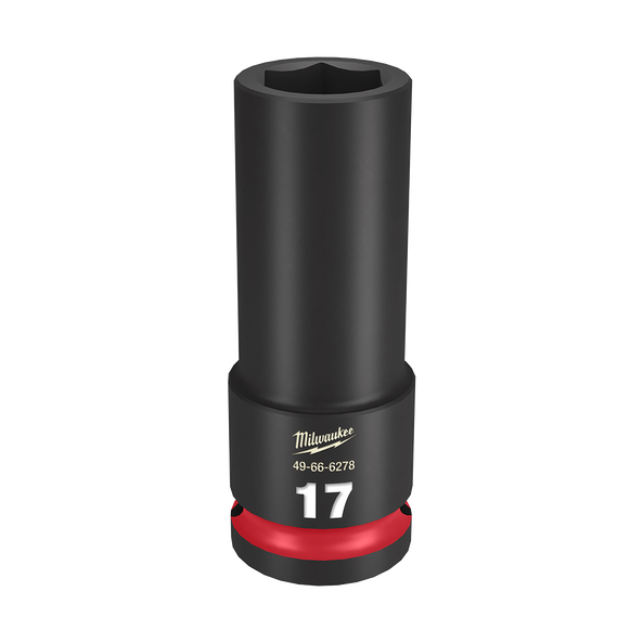 Milwaukee SHOCKWAVE 1/2in Drive 17mm Deep 6 Point Impact Socket 49666278