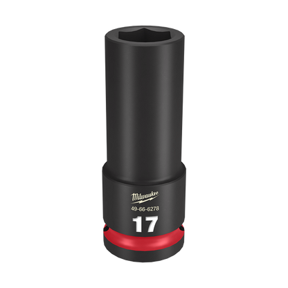 Milwaukee SHOCKWAVE 1/2in Drive 17mm Deep 6 Point Impact Socket 49666278