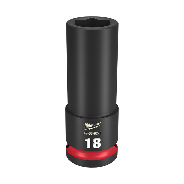 Milwaukee SHOCKWAVE 1/2in Drive 18mm Deep 6 Point Impact Socket 49666279