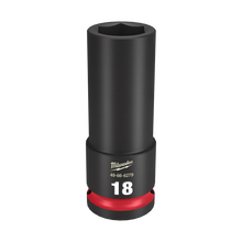 Milwaukee SHOCKWAVE 1/2in Drive 18mm Deep 6 Point Impact Socket 49666279