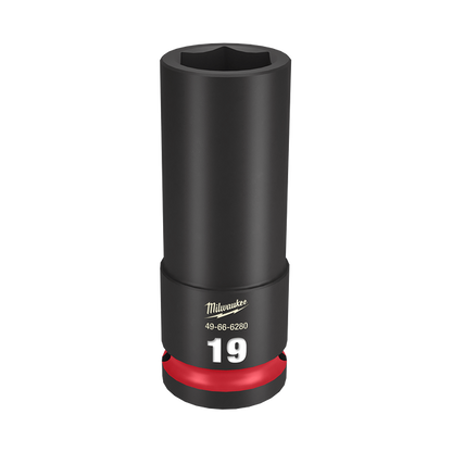 Milwaukee SHOCKWAVE 1/2in Drive 19mm Deep 6 Point Impact Socket 49666280