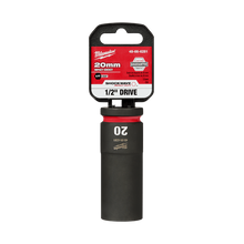 Milwaukee SHOCKWAVE 1/2in Drive 20mm Deep 6 Point Impact Socket 49666281