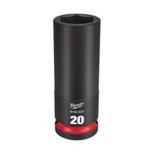 Milwaukee SHOCKWAVE 1/2in Drive 20mm Deep 6 Point Impact Socket 49666281