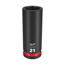 Milwaukee SHOCKWAVE 1/2in Drive 21mm Deep 6 Point Impact Socket 49666282