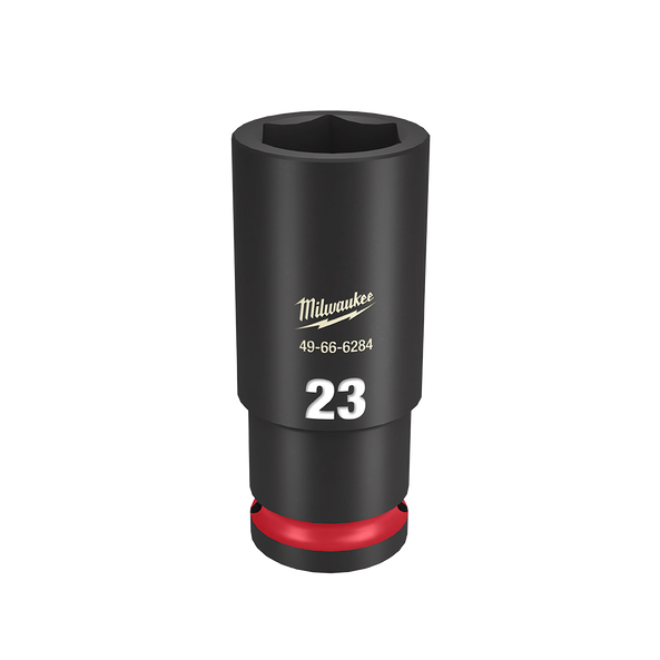 Milwaukee SHOCKWAVE 1/2in Drive 23mm Deep 6 Point Impact Socket 49666284