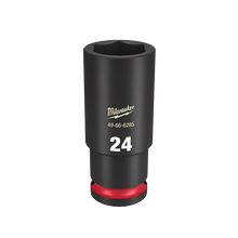 Milwaukee SHOCKWAVE 1/2in Drive 24mm Deep 6 Point Impact Socket 49666285