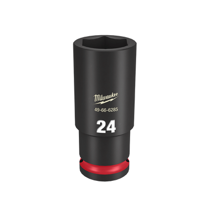 Milwaukee SHOCKWAVE 1/2in Drive 24mm Deep 6 Point Impact Socket 49666285