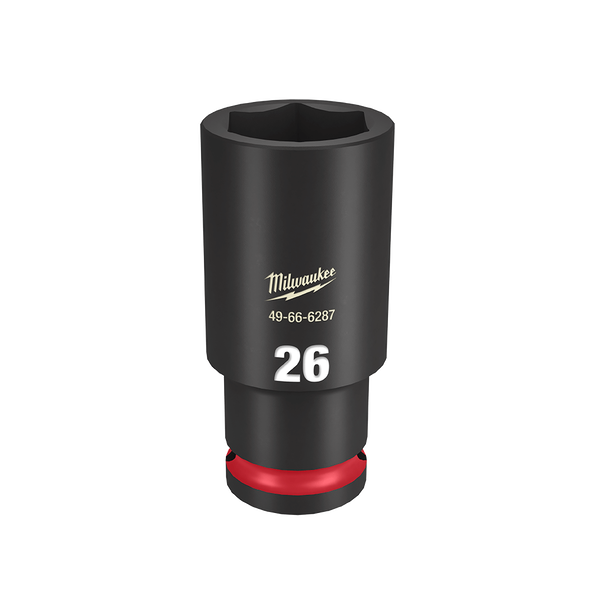 Milwaukee SHOCKWAVE 1/2in Drive 26mm Deep 6 Point Impact Socket 49666287