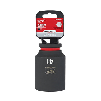 Milwaukee SHOCKWAVE 3/4in Drive 41mm Deep 6 Point Impact Socket 49666416