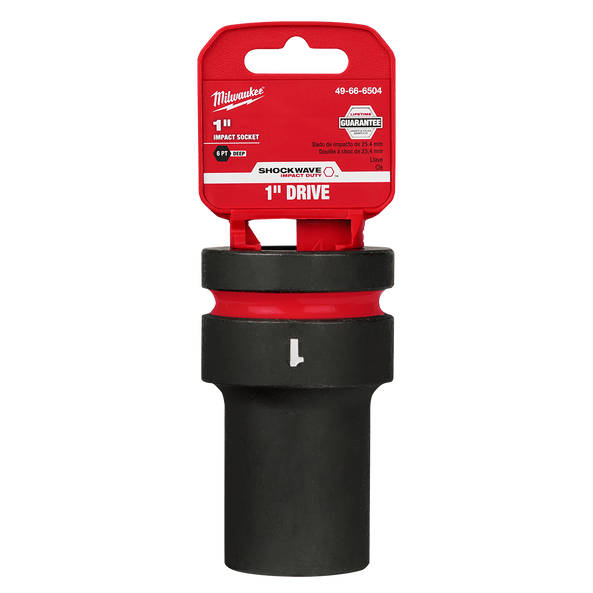 Milwaukee SHOCKWAVE 1in Drive 1in Deep 6 Point Impact Socket 49666504