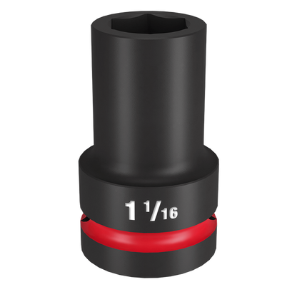 Milwaukee SHOCKWAVE 1in Drive 1-1/16in Deep 6 Point Impact Socket 49666505