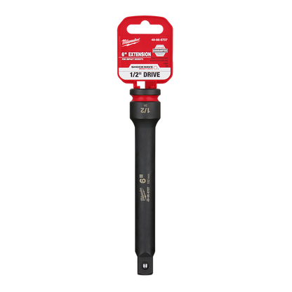 Milwaukee SHOCKWAVE 1/2in Drive 152mm (6in) Impact Socket Extension 49666707