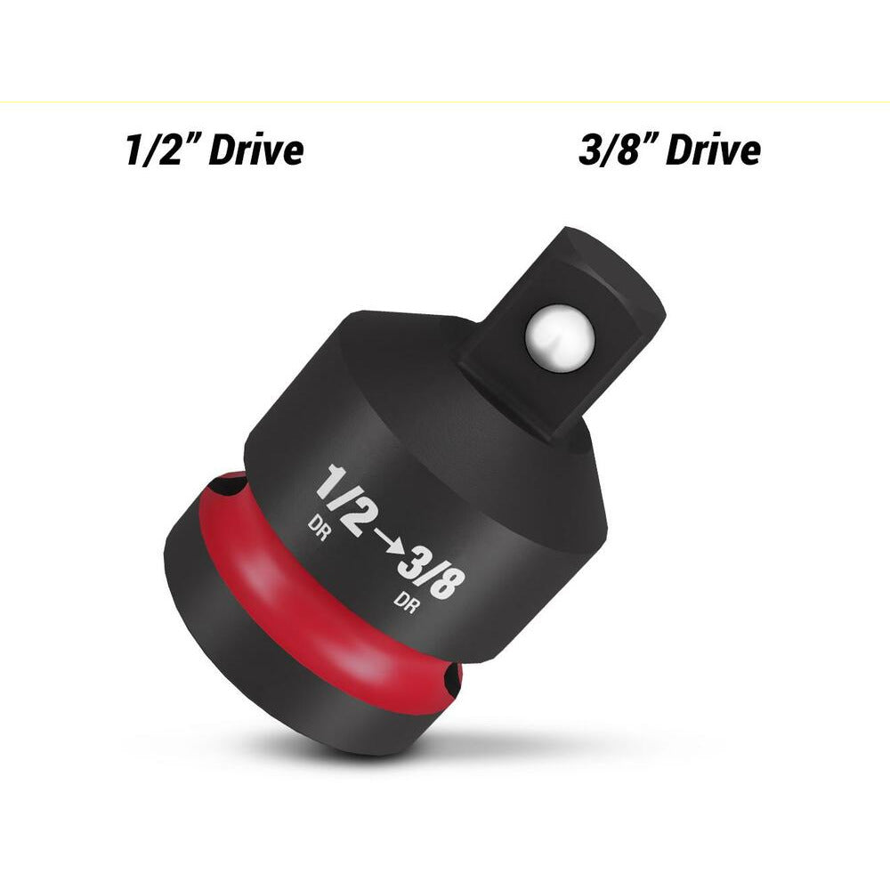 Milwaukee 49666725 1/2" Drive - 3/8" Drive Shockwave Impact Socket Reducer