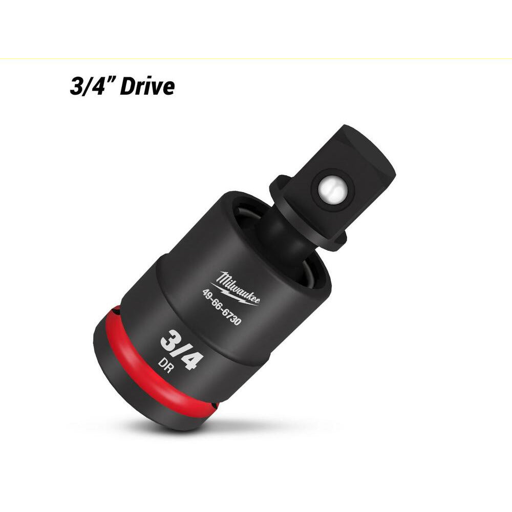Milwaukee 49666730 3/4" Drive Shockwave Impact Socket Universal Joint