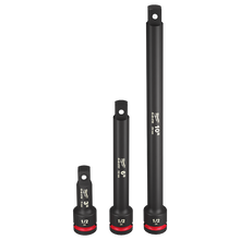 Milwaukee SHOCKWAVE 1/2in Drive Impact Socket Extension 3PC Set 49666747
