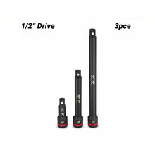 Milwaukee SHOCKWAVE 1/2in Drive Impact Socket Extension 3PC Set 49666747