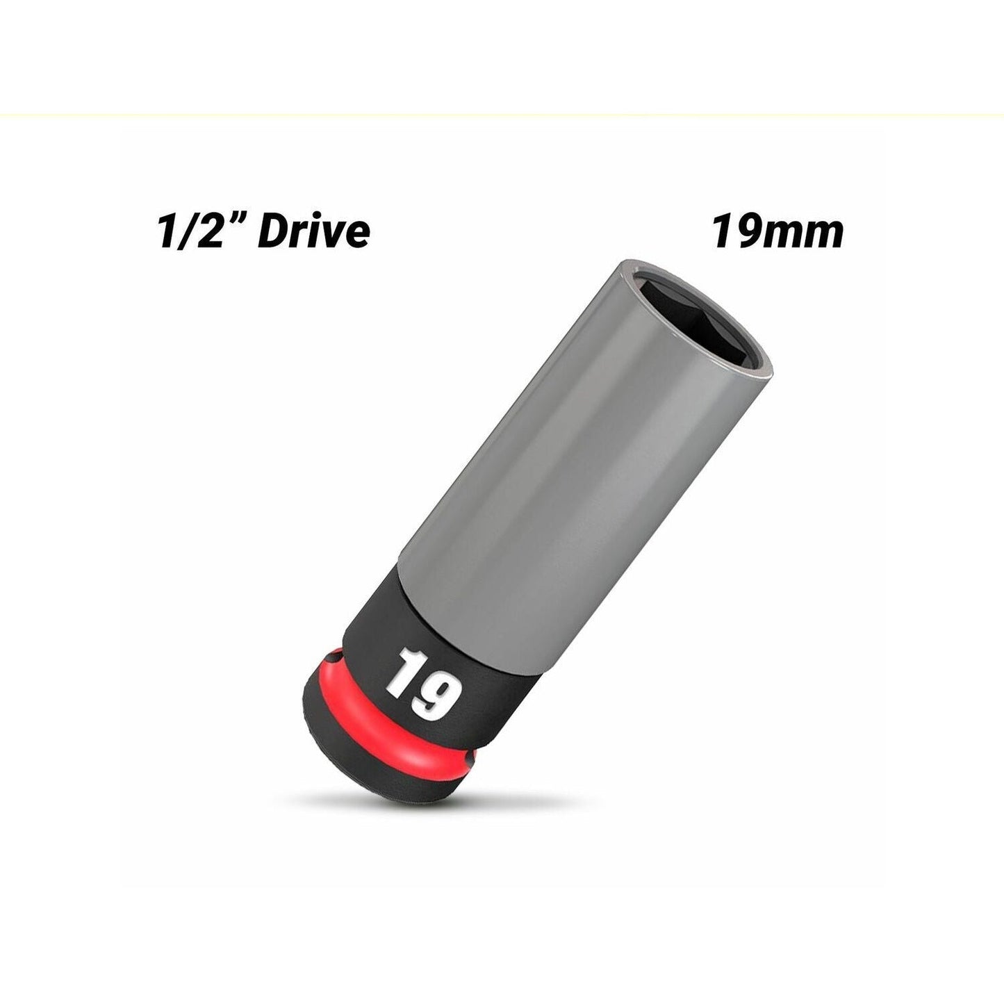 Milwaukee 49667804 1/2" Drive 19mm SHOCKWAVE Impact Duty Lug Nut Wheel Socket