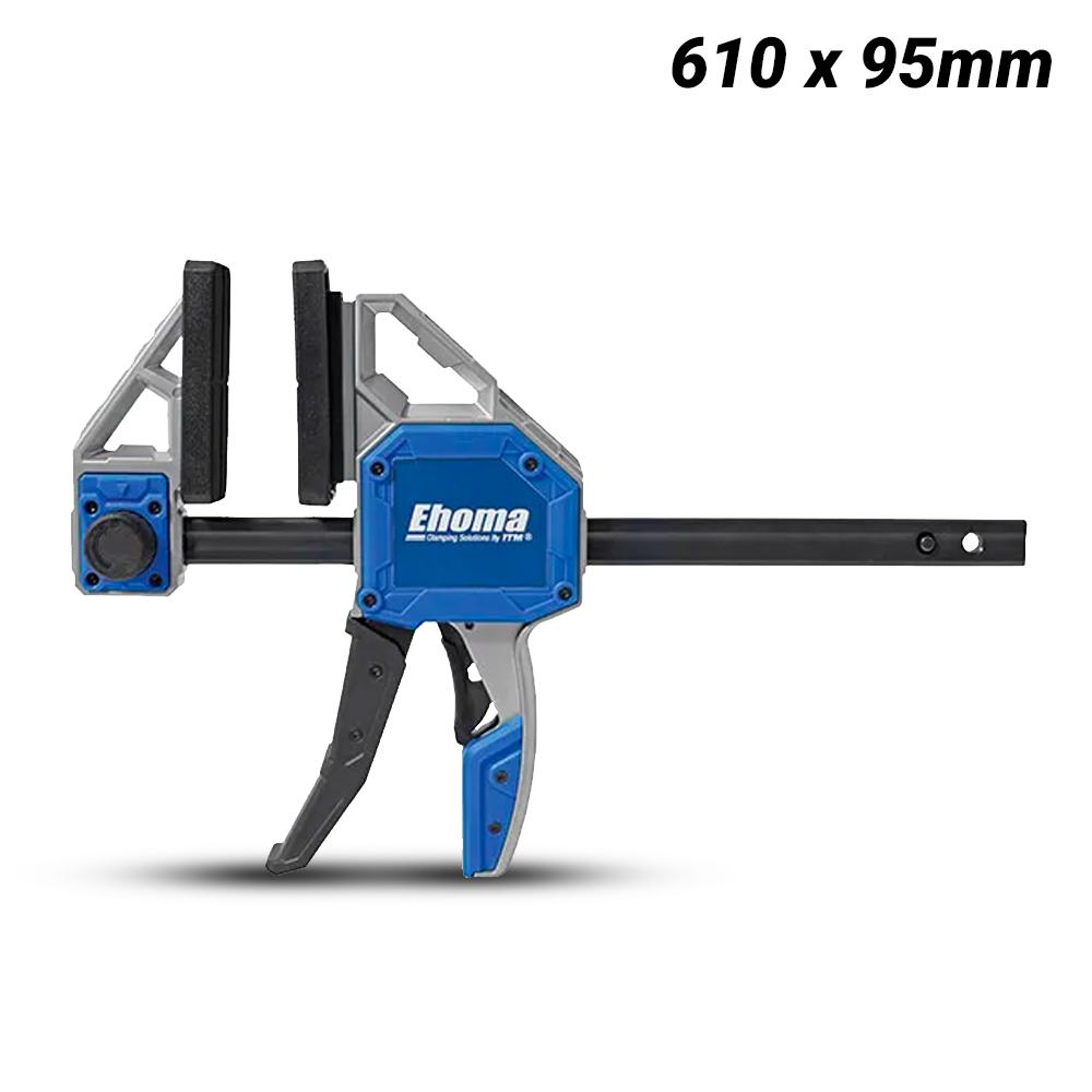 Ehoma EC-TC24 350kg Clamp Force 610mm x 95mm Cast Alloy Bar Clamp & Spreader