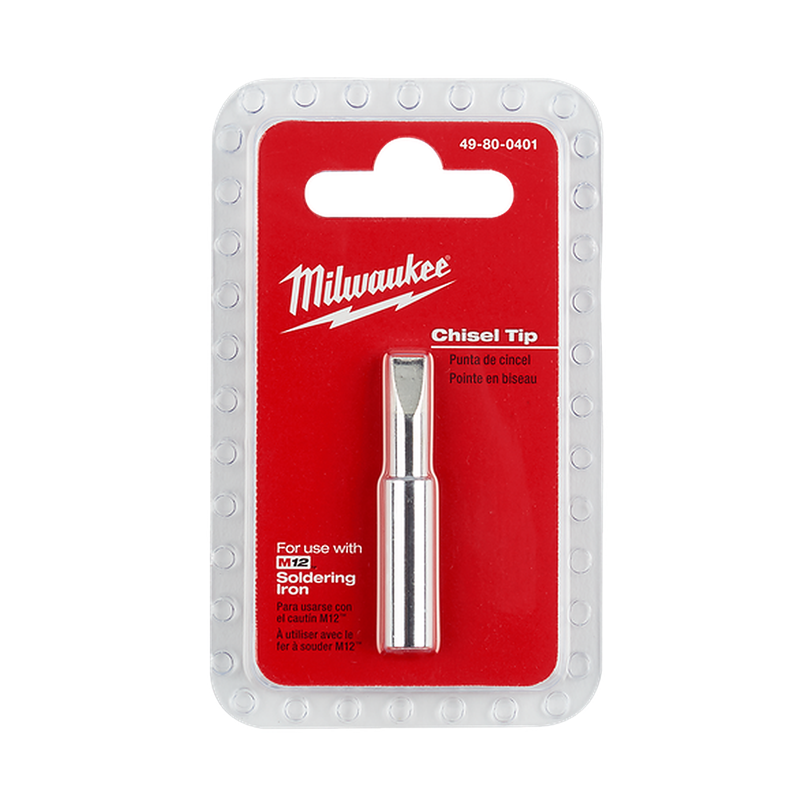 Milwaukee M12 Soldering Iron Chisel Tip