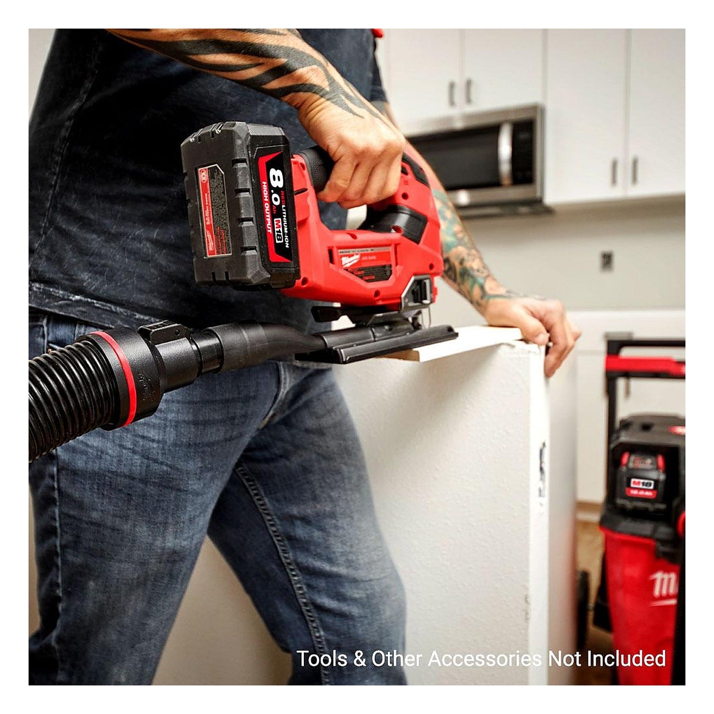 Milwaukee 63.5mm (2-1/2in) Dust Extraction Adaptor Kit — 45L Vacuums 49902000