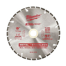 Milwaukee 125mm (5in) STEELHEAD Metal Diamond Cut-Off Blade 49937810