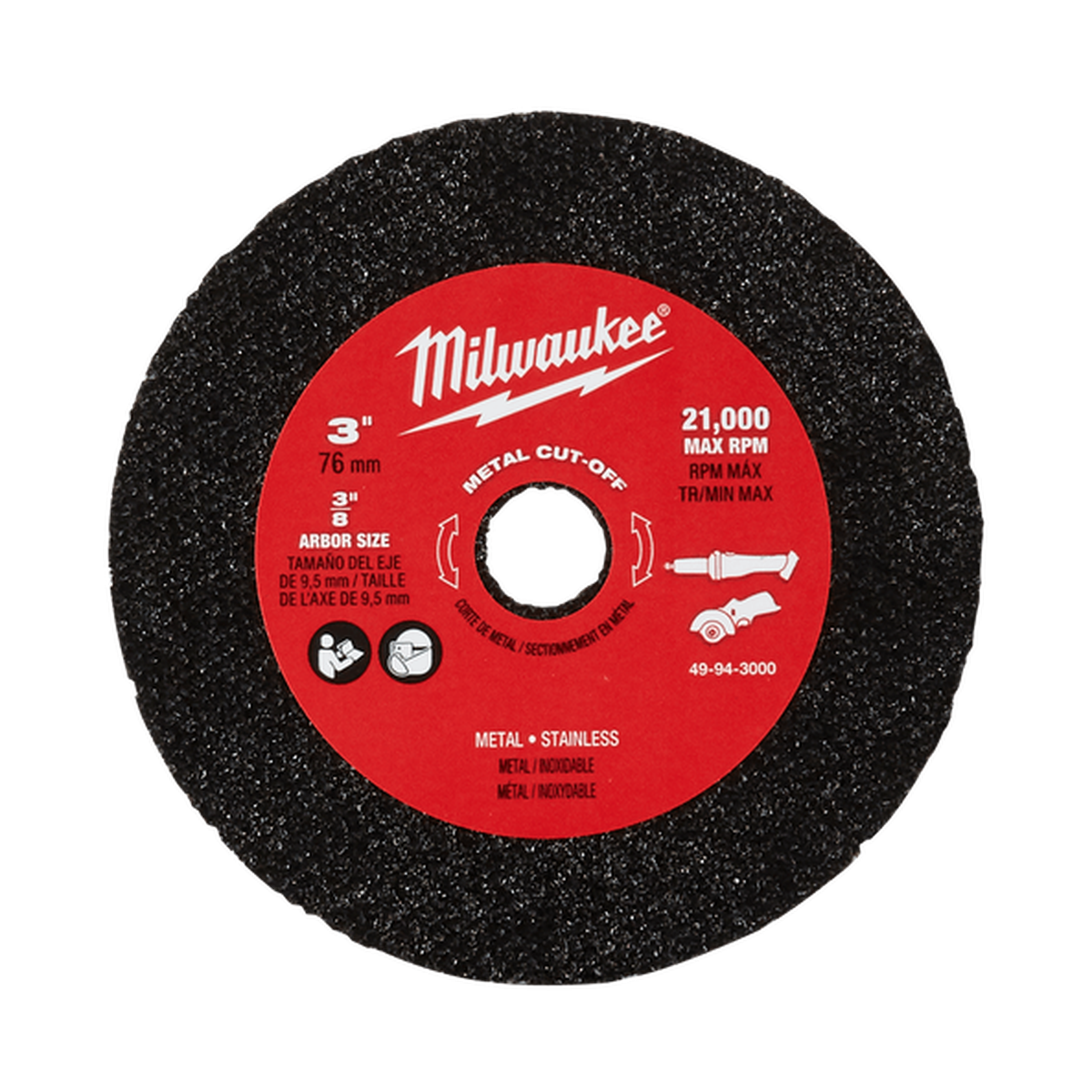 Milwaukee Metal Cut-Off Wheel 3 Pack