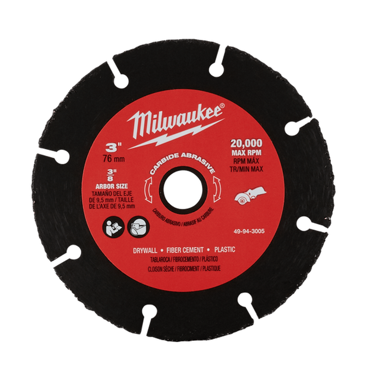 Milwaukee Carbide Abrasive Wheel