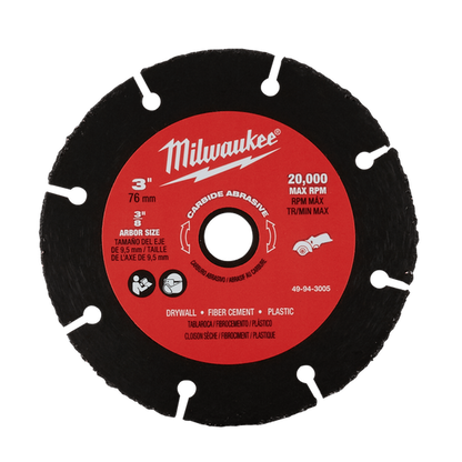 Milwaukee Carbide Abrasive Wheel