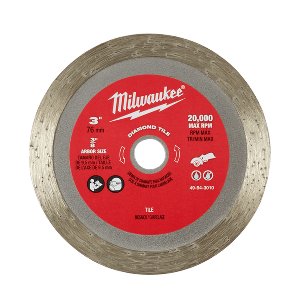 Milwaukee Diamond Tile Wheel