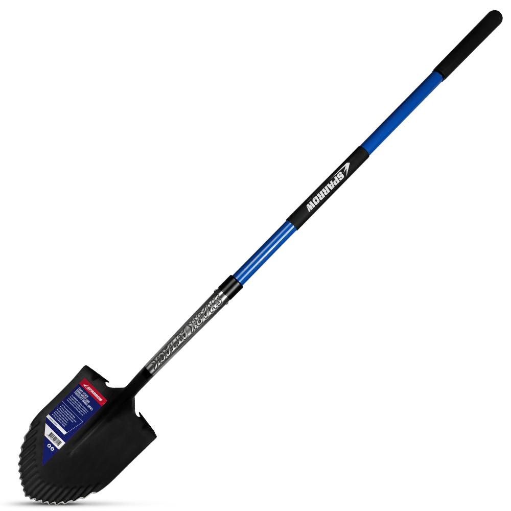 Sparrow SARM01 Shark Attack Round Mouth Long Fibreglass Handle Shovel